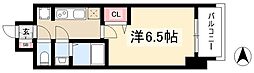 ディアレイシャス矢場町 1Kの間取図画像