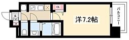 メイクスデザイン鶴舞 1Kの間取図画像