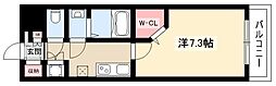 axisnagoyasw 1Kの間取図画像