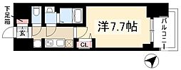 プレサンス東別院駅前2 1Kの間取図画像