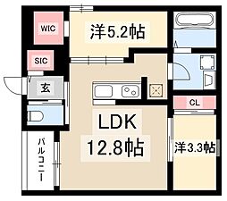 REGALEST F 瓢箪山 2階/-