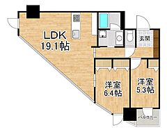 物件の間取り