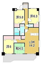 アメニティ膳所 6階/-
