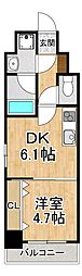 AngelPlaza大津長等 1DKの間取図画像