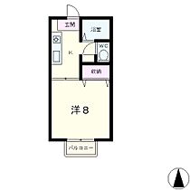 滋賀県大津市弥生町（賃貸アパート1K・2階・24.70㎡） その2