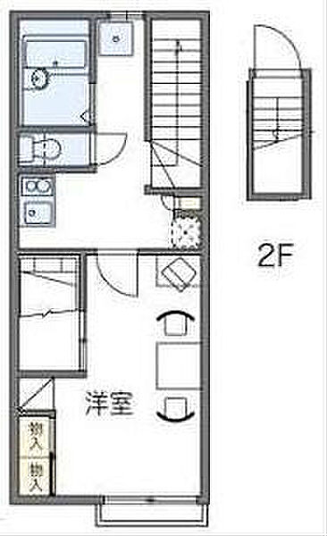 レオパレスプラティニ ｜滋賀県大津市今堅田３丁目(賃貸アパート1K・2階・26.08㎡)の写真 その2