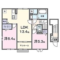 セレジェンド今津  ｜ 滋賀県高島市今津町今津（賃貸アパート2LDK・2階・62.62㎡） その2