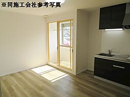 （仮称）下阪本4丁目共同住宅 1階1LDKのリビング/ダイニング