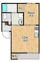 （仮称）下阪本4丁目共同住宅 2階/-