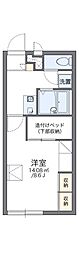 レオパレス伊藤 1Kの間取図画像