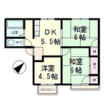 la grace deux  ｜ 滋賀県草津市野路８丁目（賃貸アパート3DK・2階・51.15㎡） その2