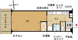 間取図画像 1K