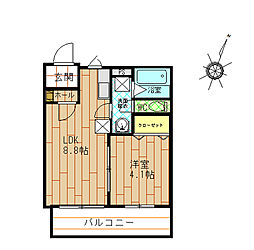 間取図画像 1LDK