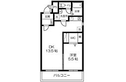 ナチュールガーデン 1LDKの間取図画像