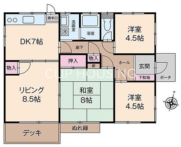 間取りを拡大表示