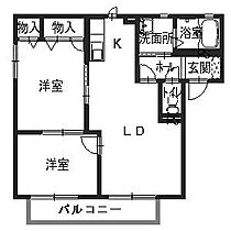 シャトー　サンク  ｜ 滋賀県近江八幡市安土町小中（賃貸アパート2LDK・2階・50.07㎡） その2