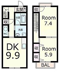 物件の間取り
