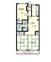 リヴェールJUN2 3LDKの間取図画像