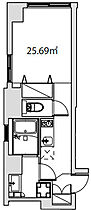 FARE南品川  ｜ 東京都品川区南品川1丁目8-14（賃貸マンション1R・2階・25.69㎡） その2