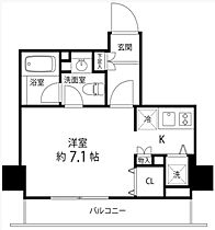 麻布十番レジデンス  ｜ 東京都港区南麻布1丁目16-3（賃貸マンション1R・7階・26.33㎡） その2