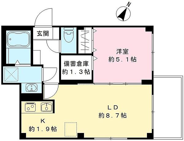 仮称）ユアメゾン中野区沼袋 202｜東京都中野区沼袋3丁目(賃貸マンション1LDK・2階・39.16㎡)の写真 その2