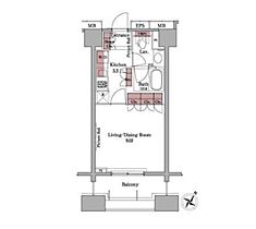 パークアクシス白金台  ｜ 東京都港区白金台3丁目16-2（賃貸マンション1R・8階・30.41㎡） その2