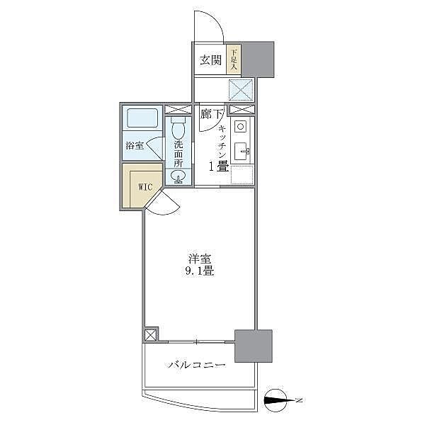 マイプレジール広尾 602｜東京都渋谷区広尾5丁目(賃貸マンション1K・6階・29.16㎡)の写真 その2