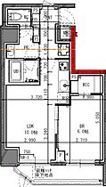 GENOVIA花月総持寺 0101 ｜ 神奈川県横浜市鶴見区生麦5丁目10-6（賃貸マンション1LDK・1階・41.34㎡） その2