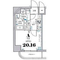 グリフィン横浜・サードステージ 301 ｜ 神奈川県横浜市西区平沼1丁目17-11（賃貸マンション1K・3階・20.16㎡） その2