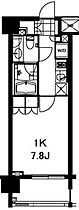 芝ウエスト  ｜ 東京都港区芝2丁目5-17（賃貸マンション1K・5階・26.28㎡） その2