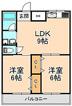 第2田中マンション  ｜ 兵庫県伊丹市稲野町2丁目（賃貸マンション2LDK・2階・50.00㎡） その2