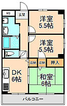 伊丹駅前ファミリーハイツ  ｜ 兵庫県伊丹市西台1丁目（賃貸マンション3DK・11階・53.95㎡） その2