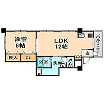 第一中村マンション  ｜ 兵庫県伊丹市荻野4丁目（賃貸マンション1LDK・4階・44.00㎡） その2