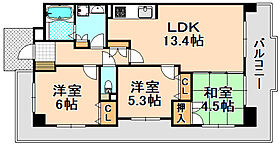 グローバル伊丹駅前  ｜ 兵庫県伊丹市伊丹3丁目（賃貸マンション2LDK・6階・64.19㎡） その2