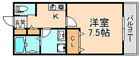 BEGLAN西台5  ｜ 兵庫県伊丹市西台5丁目（賃貸アパート1K・2階・24.85㎡） その2