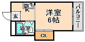 ヒルズ西台  ｜ 兵庫県伊丹市西台3丁目（賃貸マンション1K・1階・20.00㎡） その2