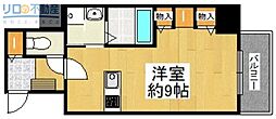 ソラシア宝塚 ワンルームの間取図画像