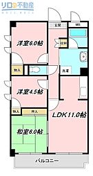 パルテールセツヨウ 3LDKの間取図画像
