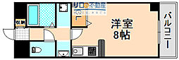 北斗七星 1Kの間取図画像