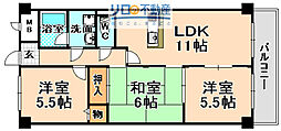 シエル 3LDKの間取図画像