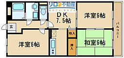 アウスレーゼ瑞穂 3DKの間取図画像