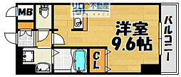 ONLYONE小花2 ワンルームの間取図画像