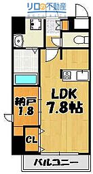 ONLYONE小花2 ワンルームの間取図画像