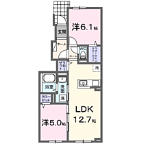 ブリッサ砂川Ｓ　II 103 ｜ 北海道砂川市空知太西四条６丁目1番35-●●号（賃貸アパート2LDK・1階・55.36㎡） その2