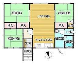 晴見2条北7丁目戸建  ｜ 北海道砂川市晴見二条北７丁目（賃貸一戸建3LDK・1階・60.05㎡） その2