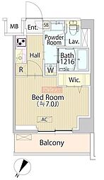 SASAZUKA TODAY 1階1Kの間取り