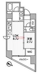 ＧｒａｎＤｕｏ下北沢12 1階1LDKの間取り