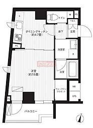 アヴニール元代々木 1DKの間取図画像
