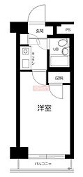 ダイホープラザ幡ヶ谷 1Kの間取図画像