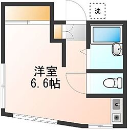 キザンパレス杉並 ワンルームの間取図画像